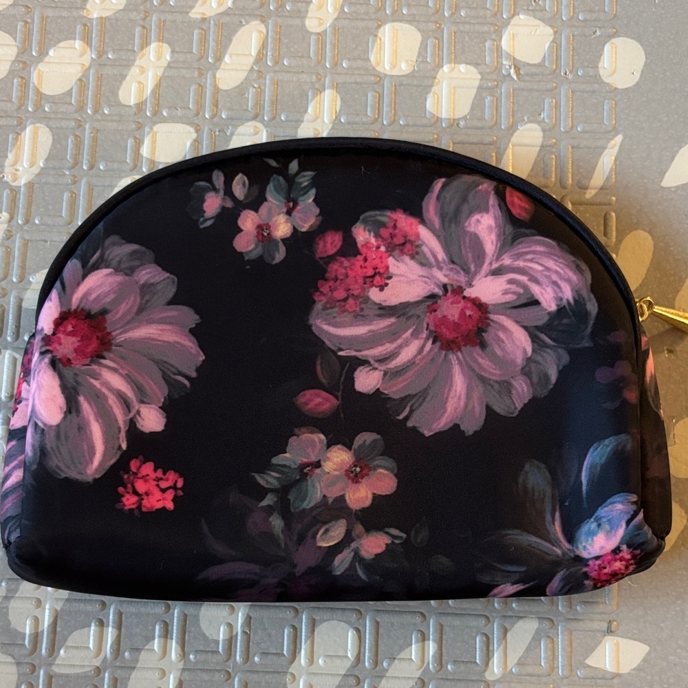 Floral Cosmetic Bag